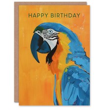Macaw Parrot Blue Orange Bird