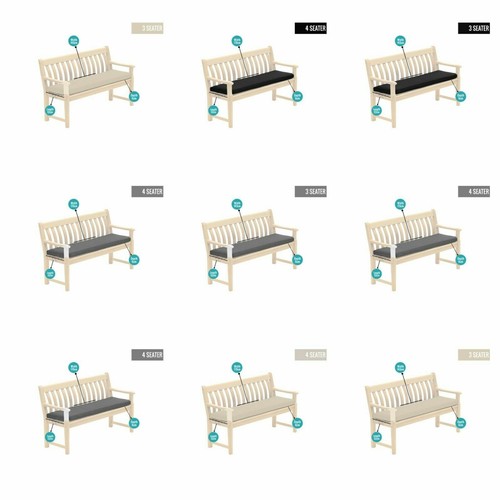 Outdoor seater bench pad - 4,