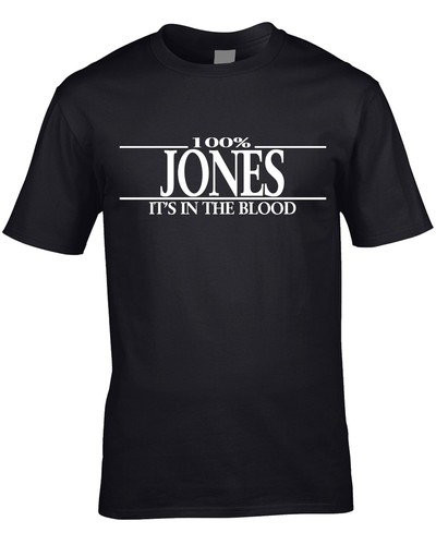 Jones surname mens - tee, t-shirt