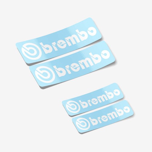 Brembo brake caliper stickers - brake,