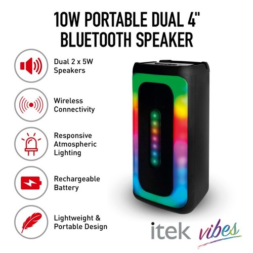 Itek vibes bluetooth speaker - vibes,