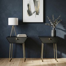 Set of 2 Apollo Metal 1-Drawer