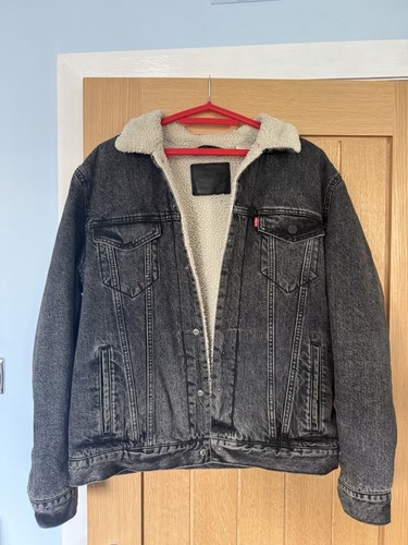 Levi sherpa trucker - levi's, denim
