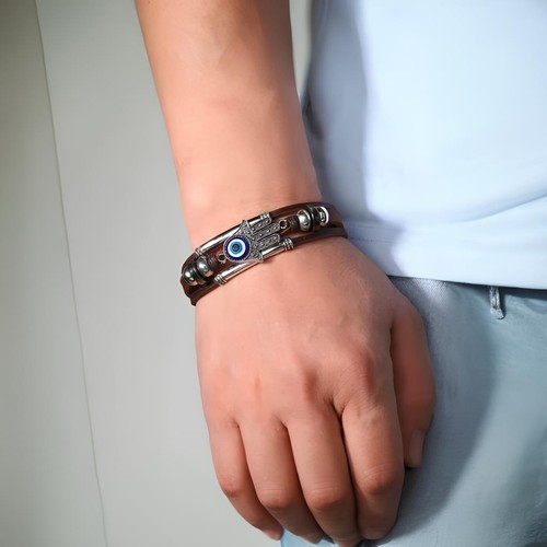 Hamsa evil eye bracelet hand - evil,