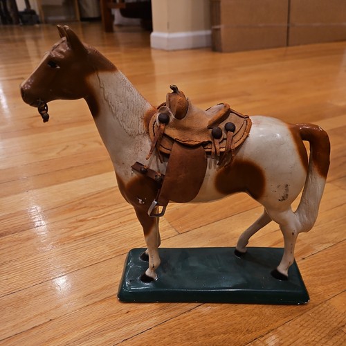Vintage ceramic horse figure - ceramic,