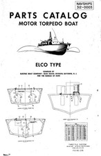 ELCO PT BOAT MANUAL 1940's