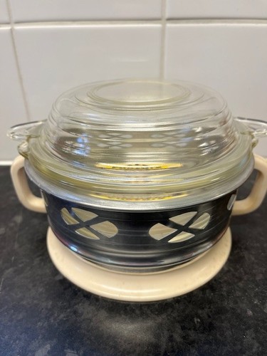 Phoenix glass casserole with - glass,
