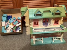 VINTAGE 1970's FOLDING MY DREAM HOUSE LOTS OF FURNITURE by KAMENY