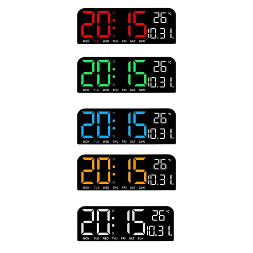 Large led digital clock - led,