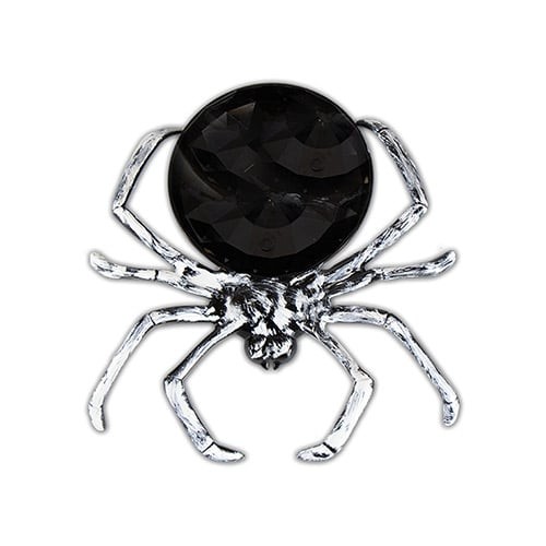 Silver spider halloween - halloween, sweet