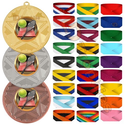 Tennis medals ribbons - medals, &