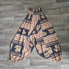 Multicoloured elephant paisley