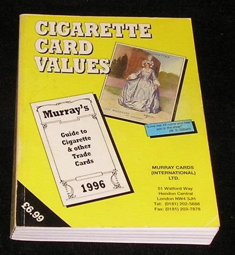 Cigarette card values 1996 - values,
