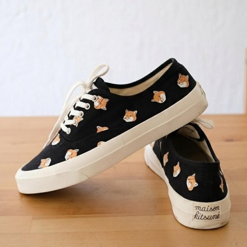 Maison kitsune fox head - fox, canvas
