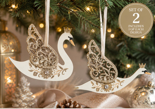 Gisela graham cream gold swan - graham,