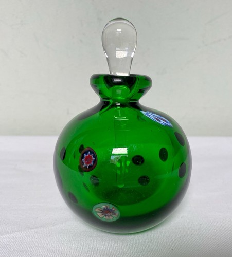Vtg green murano art glass - murano,