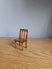 Wooden Dolls House Chair.
