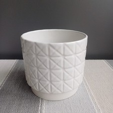 Plant Pot Planter Holder White