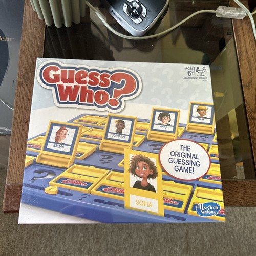 Hasbro guess who board - who,
