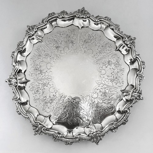 George iii silver salver tray - iii,
