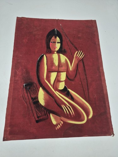 Art vintage woman velvet - art,