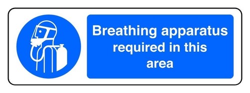 Breathing apparatus required - apparatus,