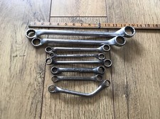 8 Vintage Tipco Ring Spanner’s Whitworth And AF.