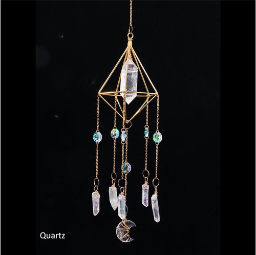 Hanging crystal suncatchers - crystal,