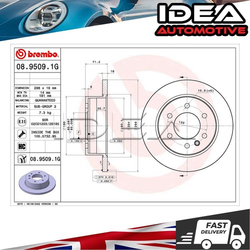 Brake disc pads kit rear - brake,