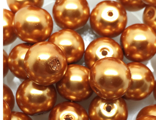 200 faux pearl beads round - 200,