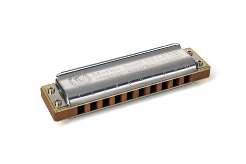 Marine band deluxe harmonica - deluxe, f