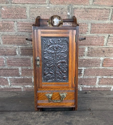 Antique edwardian oak wall - edwardian,