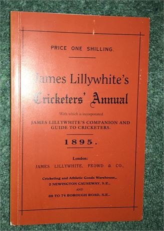 Lillywhite annual for 1895 - lillywhite,