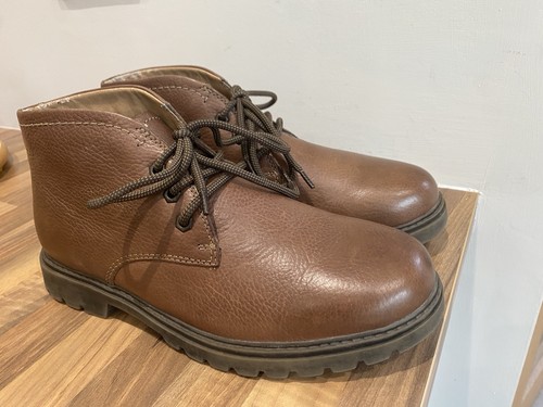 Mens blue harbour brown - harbour, m&s