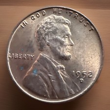 1952-D RB BU Lincoln Wheat
