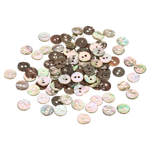 100pcs natural shell - button,, 2