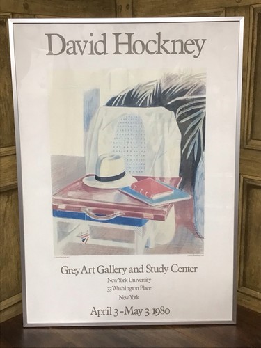 Vintage framed david - framed, hockney