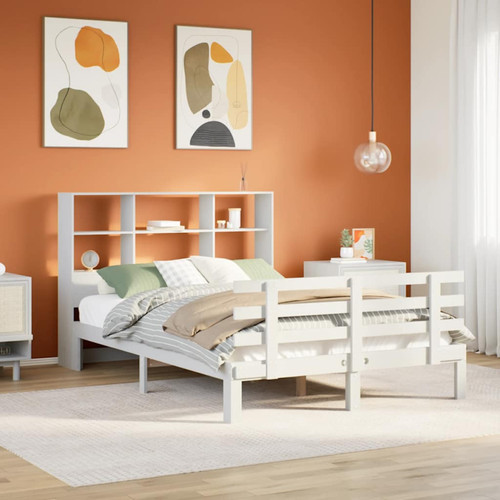 Single bed frame white - bed, solid