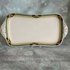 Vintage Deco Rectangular Sandwich Serving Plate / Tray. 13"x6".  c.1920's/1930's