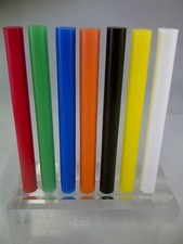 Coloured Rod Acrylic Bar Round