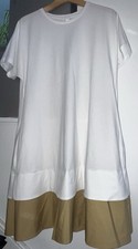 COS White Short Sleeve Dress