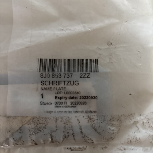 Genuine audi tdi rear - rear, boot