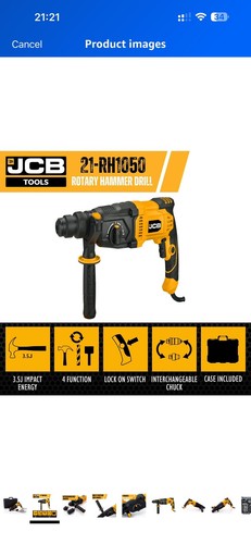 Jcb 1050w sds - jcb, rotary