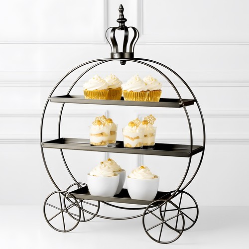 Tier dessert display - display, cart
