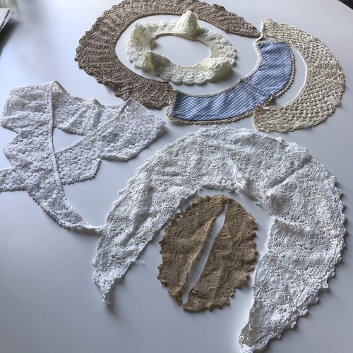 Vintage antique lace collars - vintage,