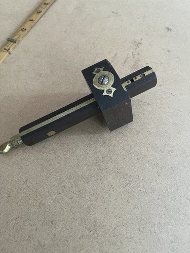 Vintage rosewood and - vintage, brass