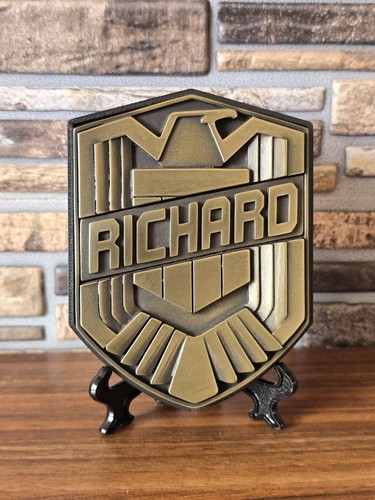 Judge shield - shield, (personalised).