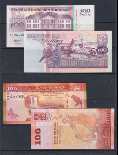 Worldwide aunc unc banknotes - aunc/unc,