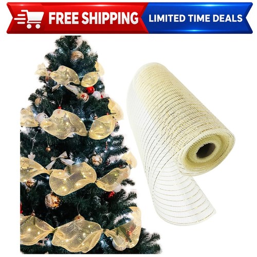 Christmas deco mesh ribbon - mesh,