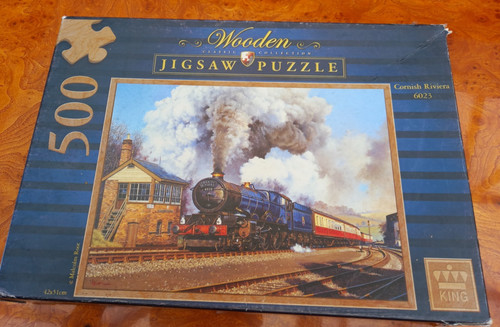 Vintage wooden jigsaw puzzle - vintage,
